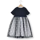 【日本製】ベアテレコドットチュールニットワンピース(90~140cm) | Tartine et Chocolat | 詳細画像6 