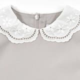 ドライウェザーストレッチ刺しゅう襟ワンピース(110~130cm) | Tartine et Chocolat | 詳細画像16 