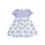 リバティMARINA S MEADOW丸襟半袖切り替えワンピース | Tartine et Chocolat | 詳細画像6 