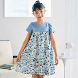 【日本製】【お揃い】リバティビエラ(DaisyMorisia)半袖切り替えワンピ… | Tartine et Chocolat | 詳細画像1 