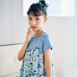 【日本製】【お揃い】リバティビエラ(DaisyMorisia)半袖切り替えワンピ… | Tartine et Chocolat | 詳細画像4 