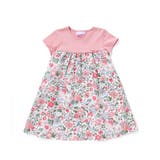 ピンク系 | 【日本製】【お揃い】リバティビエラ(DaisyMorisia)半袖切り替えワンピ… | Tartine et Chocolat