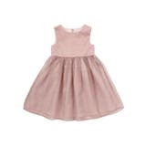 ピンク | 【日本製】サテン×マットオーガンジードットドレス(100～140cm) | Tartine et Chocolat