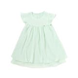 梨地リボン付け襟2WAYドレス(90～130cm) | Tartine et Chocolat | 詳細画像10 