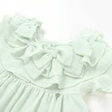 梨地リボン付け襟2WAYドレス(90～130cm) | Tartine et Chocolat | 詳細画像13 