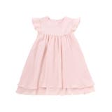 梨地リボン付け襟2WAYドレス(90～130cm) | Tartine et Chocolat | 詳細画像7 