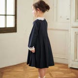 サイロコンパクトツイルレース襟袖ワンピース(110~130cm) | Tartine et Chocolat | 詳細画像3 