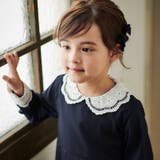 サイロコンパクトツイルレース襟袖ワンピース(110~130cm) | Tartine et Chocolat | 詳細画像4 