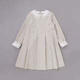 サイロコンパクトツイルレース襟袖ワンピース(110~130cm) | Tartine et Chocolat | 詳細画像9 