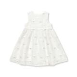 ホワイト系 | ムーディーフラワージャンパースカート(110~130cm) | Tartine et Chocolat