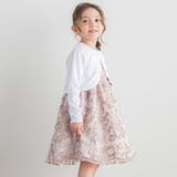 【日本製】ワッシャーオーガンジーフロッキープリントワンピース(100~140cm… | Tartine et Chocolat | 詳細画像3 