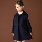 ネイビー | Pecolambビーバー100スカラコート(100~140cm) | Tartine et Chocolat