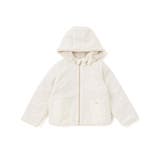 オフホワイト | タフタ×ファーリバーシブル2wayコート(90~140cm) | Tartine et Chocolat