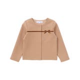 ベージュ | 【お揃い】ポンチリボンカーディガン(100-140cm) | Tartine et Chocolat
