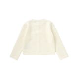 【お揃い】フロント編地の前ボタン長袖カーディガン(100~140cm) | Tartine et Chocolat | 詳細画像7 