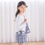 【日本製】【お揃い】ドラロン綿飾り編み長袖カーディガン(100~140cm) | Tartine et Chocolat | 詳細画像3 