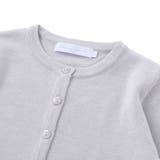 【日本製】【お揃い】ドラロン綿飾り編み長袖カーディガン(100~140cm) | Tartine et Chocolat | 詳細画像7 