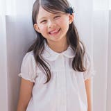 コットンシャンブレー襟付きパフスリーブブラウス(100~140cm) | Tartine et Chocolat | 詳細画像3 