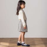 千鳥チェック柄ラップ風スカパン(100～140cm) | Tartine et Chocolat | 詳細画像8 