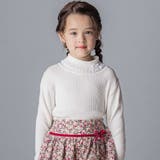 【日本製】ソフトコットンリボンタートルネックセーター(80~140cm) | Tartine et Chocolat | 詳細画像2 