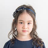 ネイビー | 【日本製】ピコレースリボンカチューシャ | Tartine et Chocolat