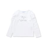 【日本製】コンパクトコットンベア天竺ロゴプリントTシャツ(90~140cm) | Tartine et Chocolat | 詳細画像4 