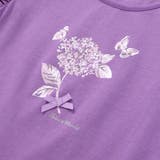 フラワープリント袖フリルTシャツ(90～140cm) | Tartine et Chocolat | 詳細画像12 