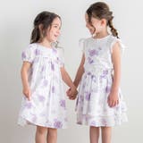 フラワープリント袖フリルTシャツ(90～140cm) | Tartine et Chocolat | 詳細画像7 
