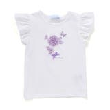 フラワープリント袖フリルTシャツ(90～140cm) | Tartine et Chocolat | 詳細画像8 