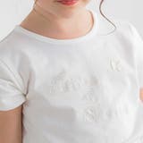 バタフライロゴ刺しゅうTシャツ(90～140cm) | Tartine et Chocolat | 詳細画像3 