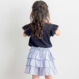 トーションレース袖フリルTシャツ(90～140cm) | Tartine et Chocolat | 詳細画像4 
