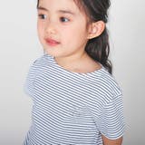 【日本製】【お揃い】リボンラインストーンの半袖Tシャツ(90~140cm) | Tartine et Chocolat | 詳細画像4 