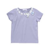 ブルー | 【お揃い】リバティリボン半袖Tシャツ(100~140cm) | Tartine et Chocolat