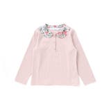 【日本製】【お揃い】リバティビエラ(DaisyMorisia)×花ボタン長袖Tシ… | Tartine et Chocolat | 詳細画像10 