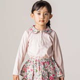 【日本製】【お揃い】リバティビエラ(DaisyMorisia)×花ボタン長袖Tシ… | Tartine et Chocolat | 詳細画像5 