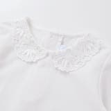 コンパクトコットン襟レース長袖Tシャツ(90~140cm) | Tartine et Chocolat | 詳細画像6