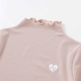 テレコハートワッペン刺しゅうTシャツ(100~140cm) | Tartine et Chocolat | 詳細画像4