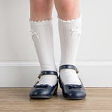 【日本製】透かし編みリボン付きハイソックス(15~21cm) | Tartine et Chocolat | 詳細画像9 