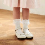 【日本製】フリル付きシルケットソックス(13~21cm) | Tartine et Chocolat | 詳細画像2 