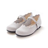 グレー | 【日本製】ラメスカラップニットシューズ(16～20cm) | Tartine et Chocolat