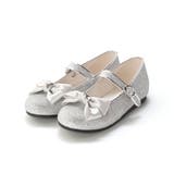 グレー | 【日本製】２WAYリボンラメグリッターシューズ(16～20cm) | Tartine et Chocolat