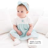 シャーリングドットプリントシェルワンピース(70~90cm) | fillot de bébé réduction | 詳細画像3 