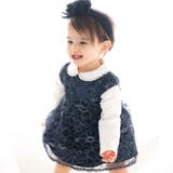 【日本製】ラメコードレースワンピース(70~90cm) | fillot de bébé réduction | 詳細画像3 