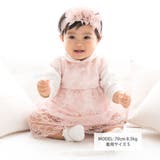 【日本製】ラメコードレースワンピース(70~90cm) | fillot de bébé réduction | 詳細画像4 