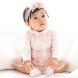 ピンク | 【日本製】ラメコードレースワンピース(70~90cm) | fillot de bébé réduction