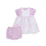 オーガンジー花柄プリントワンピース(70~90cm) | fillot de bébé réduction | 詳細画像12