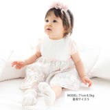 オーガンジー花柄プリントワンピース(70~90cm) | fillot de bébé réduction | 詳細画像2