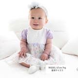 オーガンジー花柄プリントワンピース(70~90cm) | fillot de bébé réduction | 詳細画像3