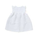 【日本製】ボーダーサテンオーガンジーエプロン(50~75cm) | fillot de bébé réduction | 詳細画像3 