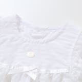 【日本製】ボーダーサテンオーガンジーエプロン(50~75cm) | fillot de bébé réduction | 詳細画像4 